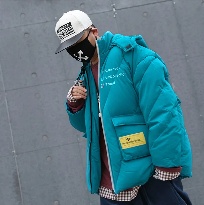 Мужская теплая парка на утином пуху синяя куртка-пуховик большой размер xxxxxxxxxxl 5xl