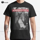 Новинка # свободная Классическая футболка Britney хлопковая футболка
