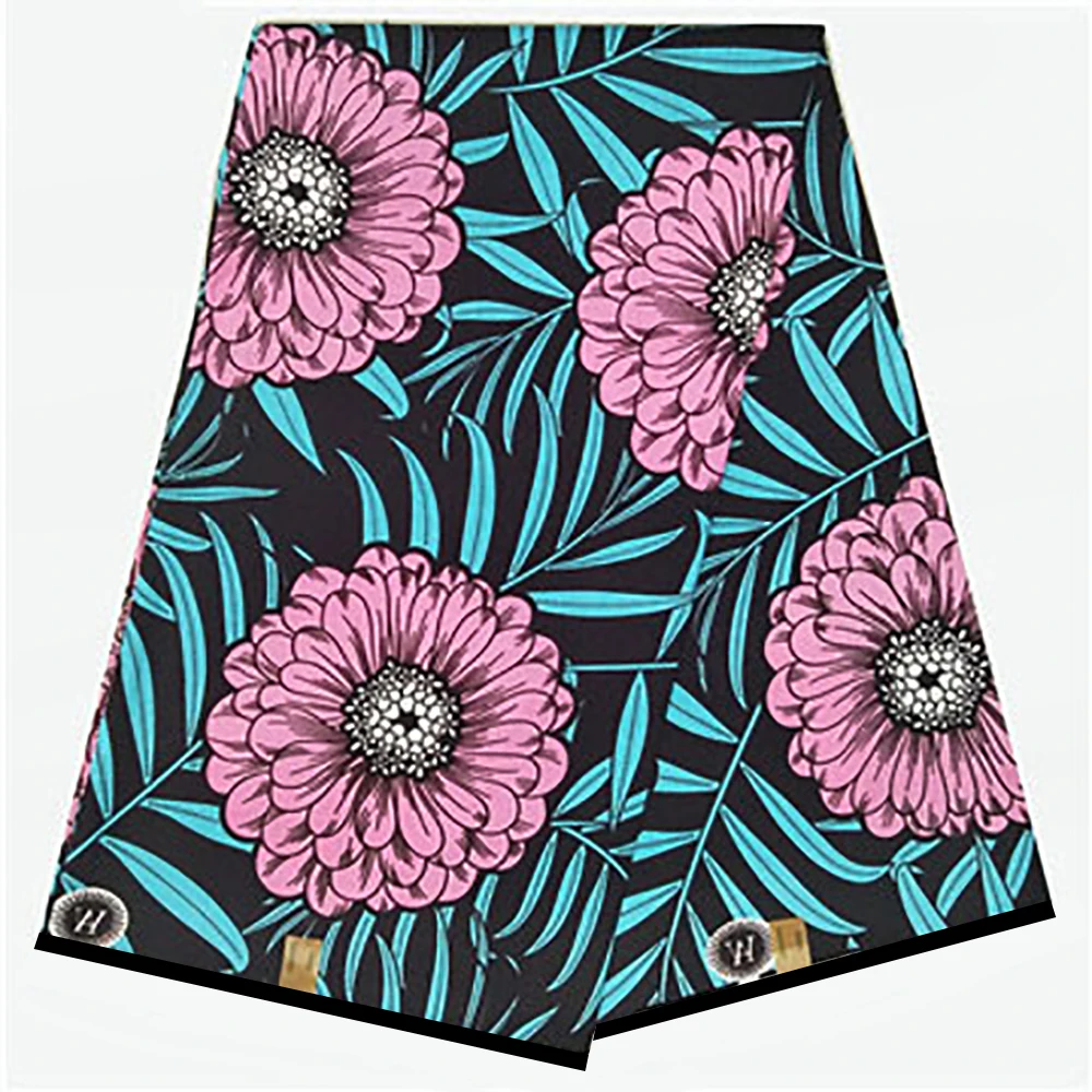 

2019 latest fashion pagne real wax african wax print fabric A