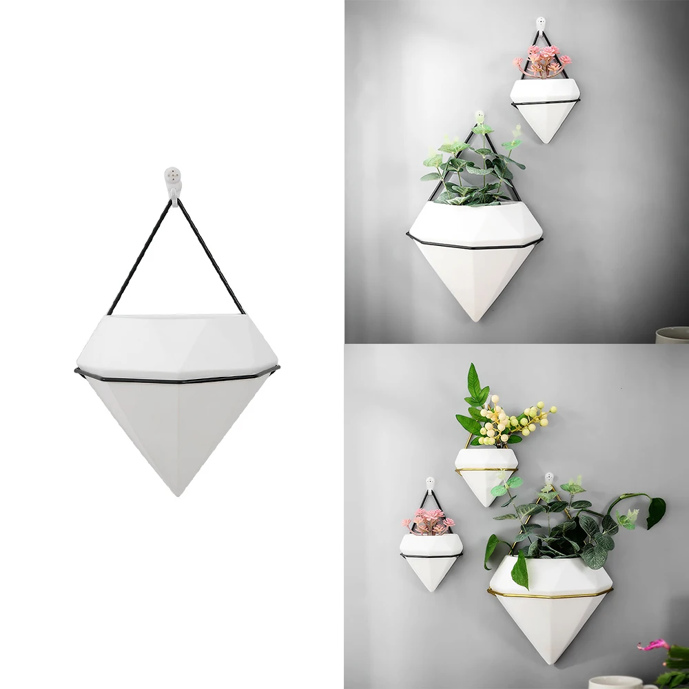 Керамический цветочный горшок Набор держателей для растений подвесной