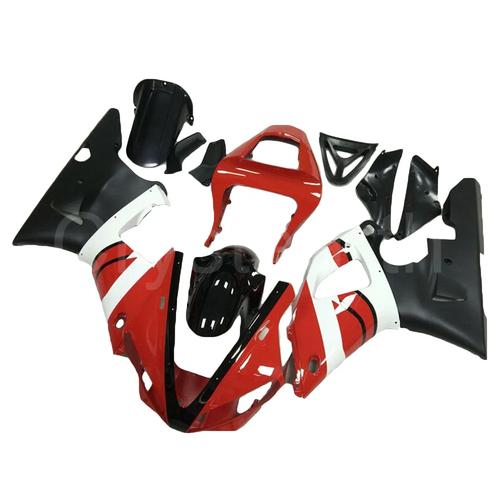 For Yamaha YZFR1 YZF R1 YZF-R1 2000 2001 Motorcycle Red Black Full Fairing Kit Body Work Frame Tank Cover Side Panel Guard | Автомобили и