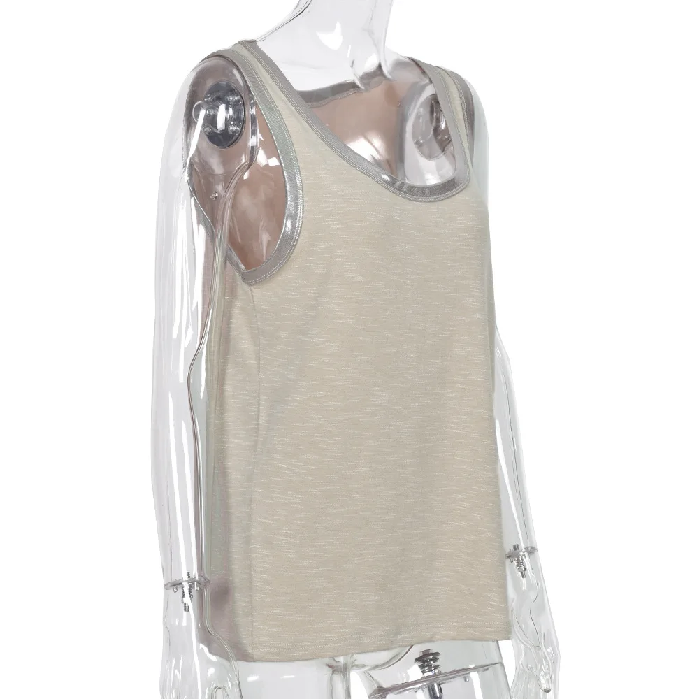 

1 Pcs Tops Tank Tops Loose Women Fashion Tunic Vest Tees Shirt Sleeveless Comfort T-Shirt Outfits Women's Summer Clothes