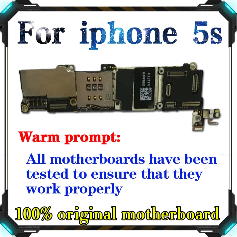 16 ГБ 32 64 материнская плата для оригинального iPhone 5S Заводская разблокировка с/без