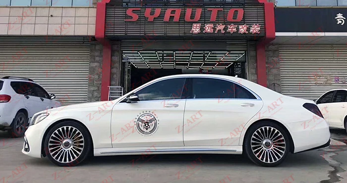 Z-ART пластиковый набор для тюнинга кузова для Mercedes Benz W222- Для AMG S63 Комплект кузова для Mercedes Benz S класс модифицированный Комплект кузова
