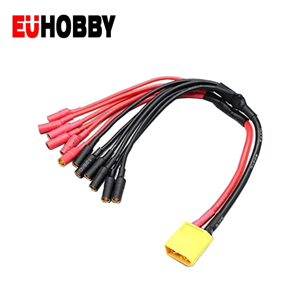 Кабель блокировки мощности XT60 до 6X3 5 мм провод от 1 6 кабель ESC для гексакоптера |