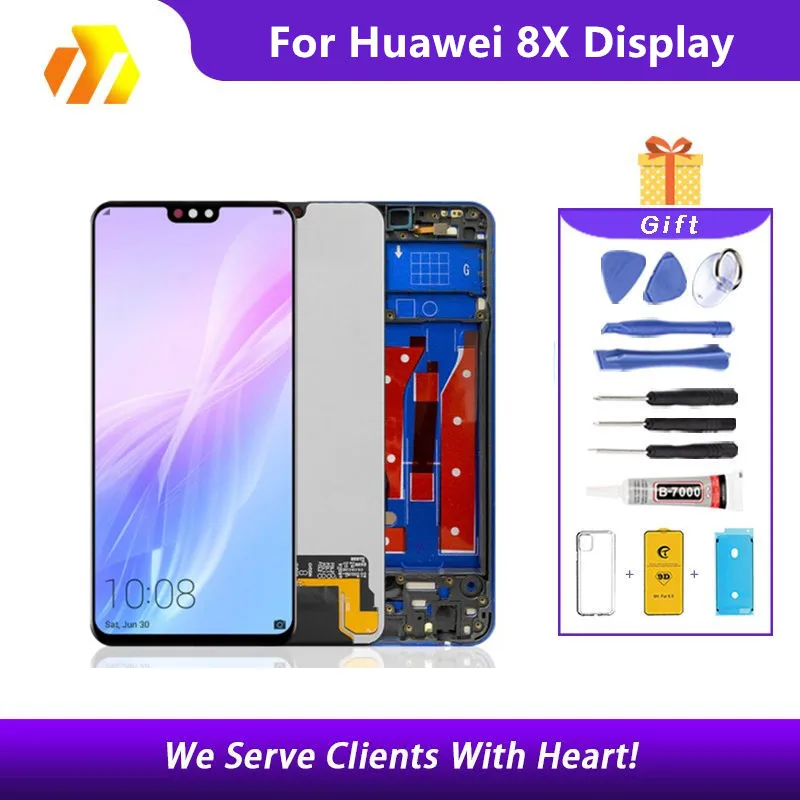 Original AAA +++For Huawei Honor 8X JSN-AL00 JSN-L22 JSN-L21 Full LCD DIsplay + Touch Screen Digitizer Assembly Replacement