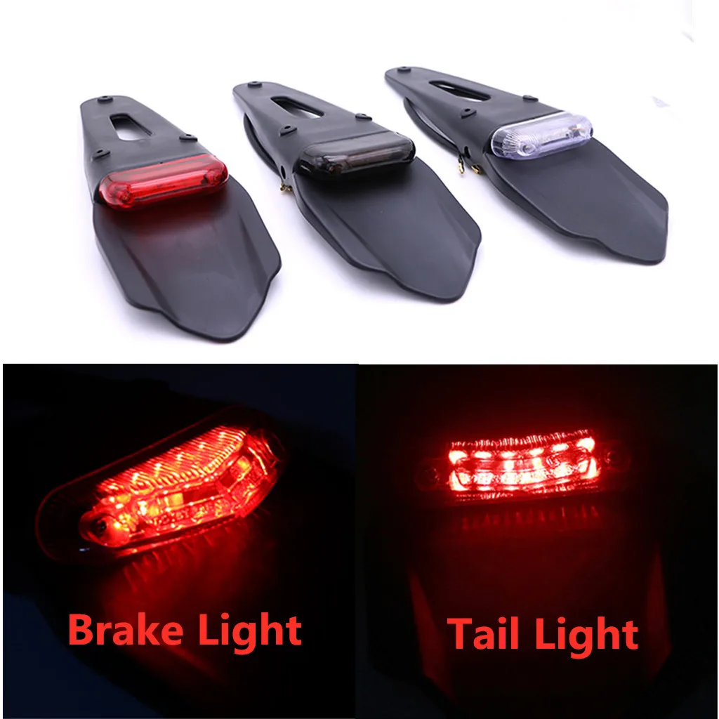 

Светодиодный задний фонарь для мотоцикла, задний фонарь, стоп-сигнал, задний фонарь для велосипеда-внедорожника MX Supermoto Enduro CR EXC WRF KX 250 400 426