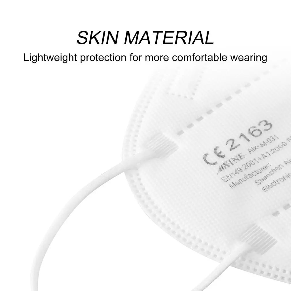 FFP2 защитная маска для лица унисекс Антибактериальная уличная противотуманная