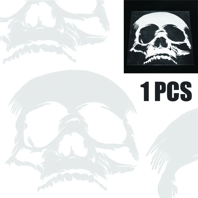 Новое поступление 1 шт. страшный череп забавная наклейка на машину мотоцикл