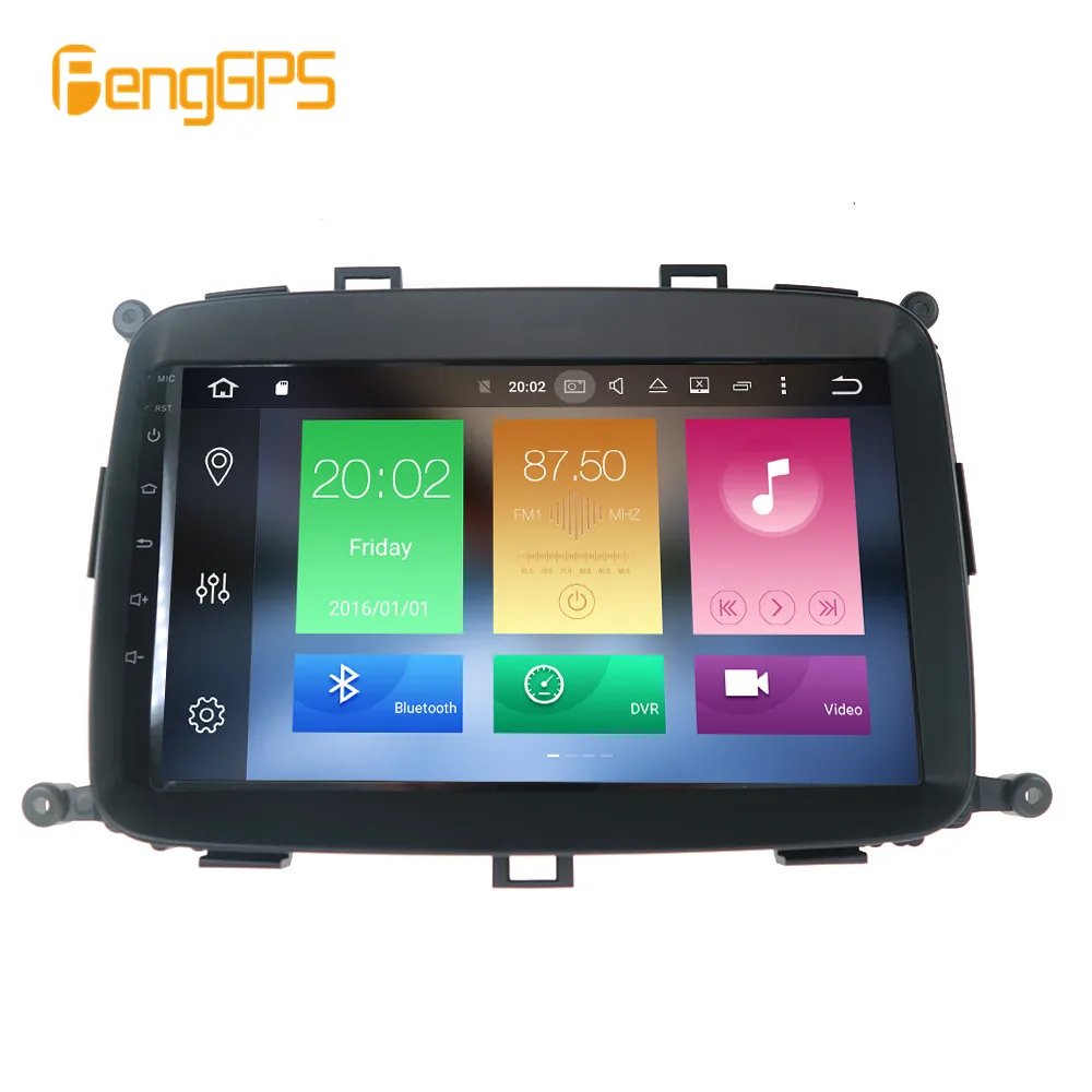 Android 9 0 радио Автомобильный CD DVD плеер GPS навигация для KIA CARENS 2013 2014 2015 2016 2017 2018