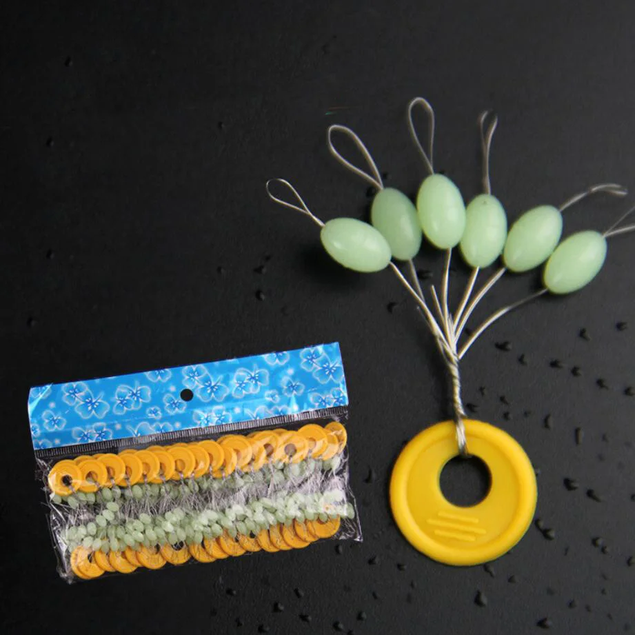 300 шт. 50 групп/комплект поплавок 6 в 1 искусственный рыболовный соединитель бобов