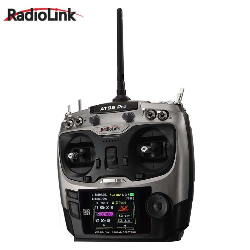 Радиоуправляемый контроллер Radiolink AT9S Pro TX 10/12 каналов передатчик с приемником R9DS RX