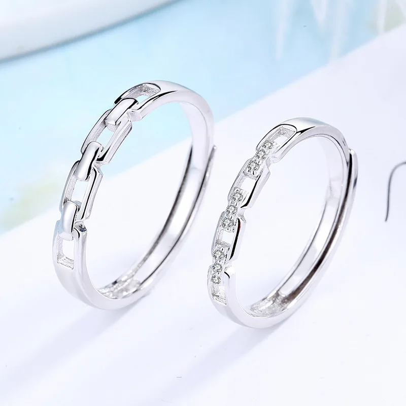 Женское кольцо из серебра S925 пробы с открытыми кольцами | Украшения и аксессуары