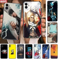 thor cartoon phone cases for iphone 13 pro max case 12 11 pro max 8 plus 7plus 6s xr x xs 6 mini se mobile cell