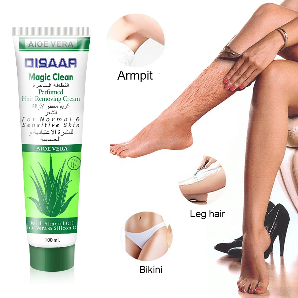 

Aloe Vera Ointment Armpit Legs Arms Body Hair Growth Inhibitor Painless Gentle Removal Smoothing Care Depilatory Cream