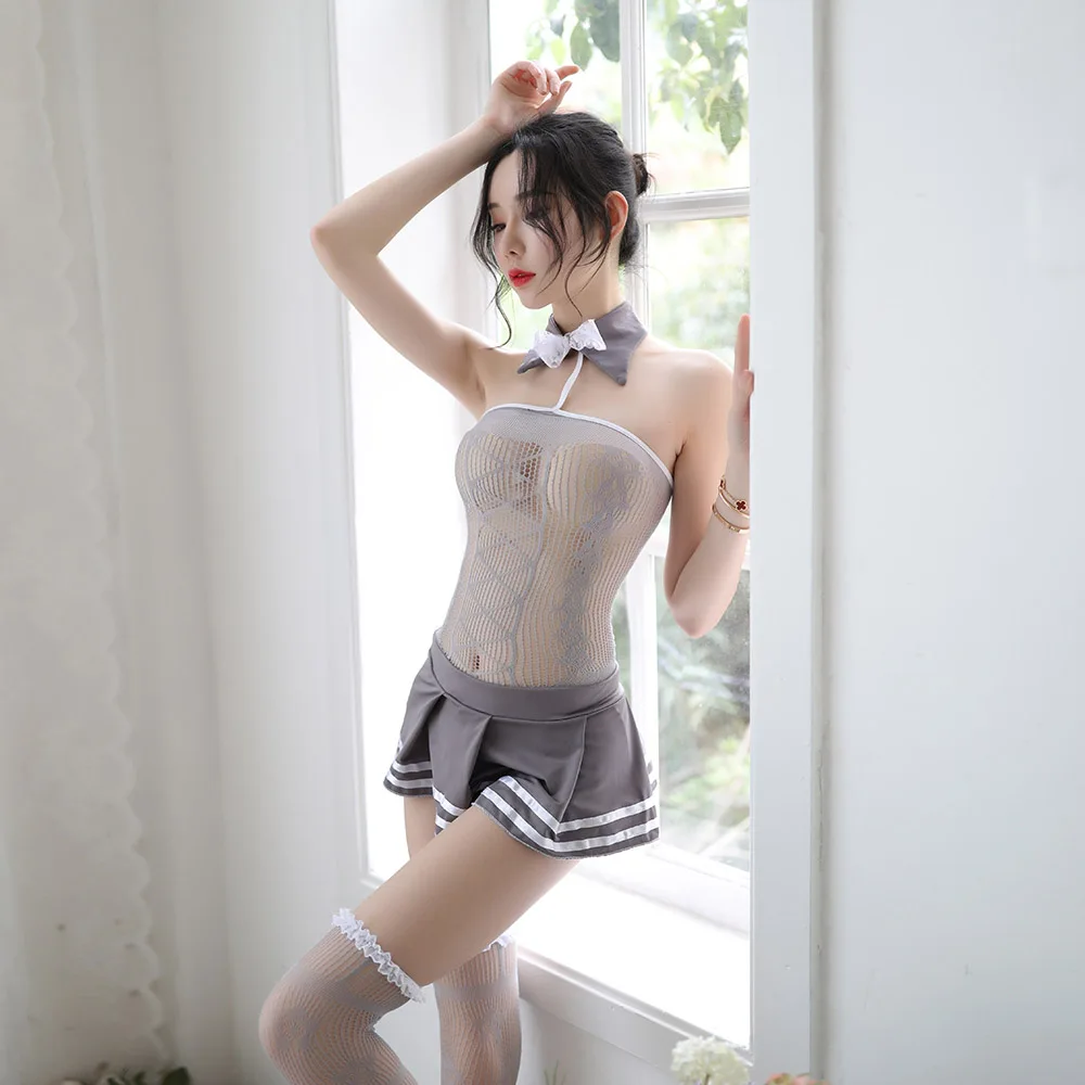 Эротическое Белье Женское милое кружевное платье униформа горничной ролевые