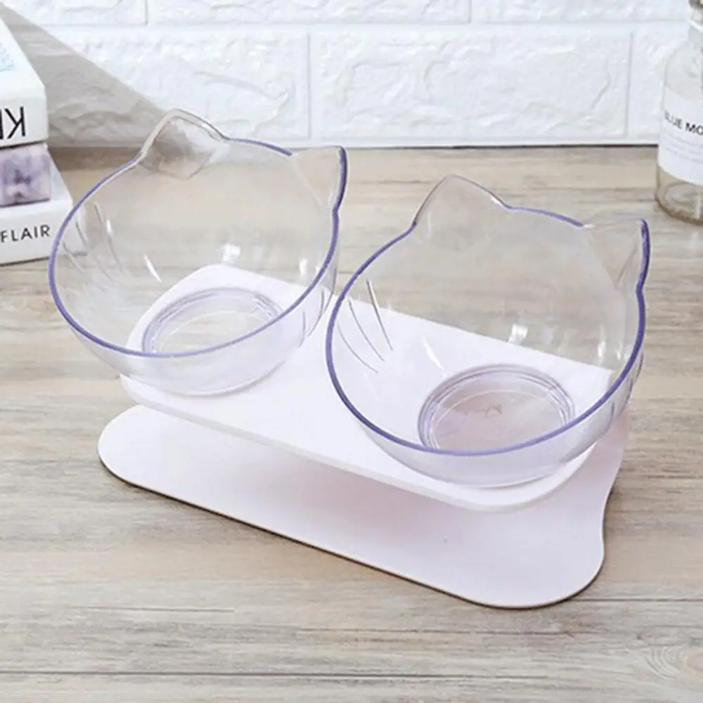 

Single/Double Cat Bowl Dog Bowl With Raised Stand Pet Supplies Cat Water Bowl For Cat Food Bowls For Dog Feeder Pet Products