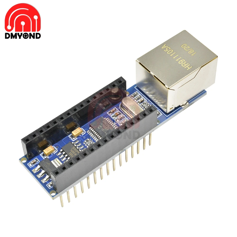 Оптовая продажа мини ENC28J60 веб сервер модуль Ethernet щит V1.0 плата для Arduino Nano v3.0