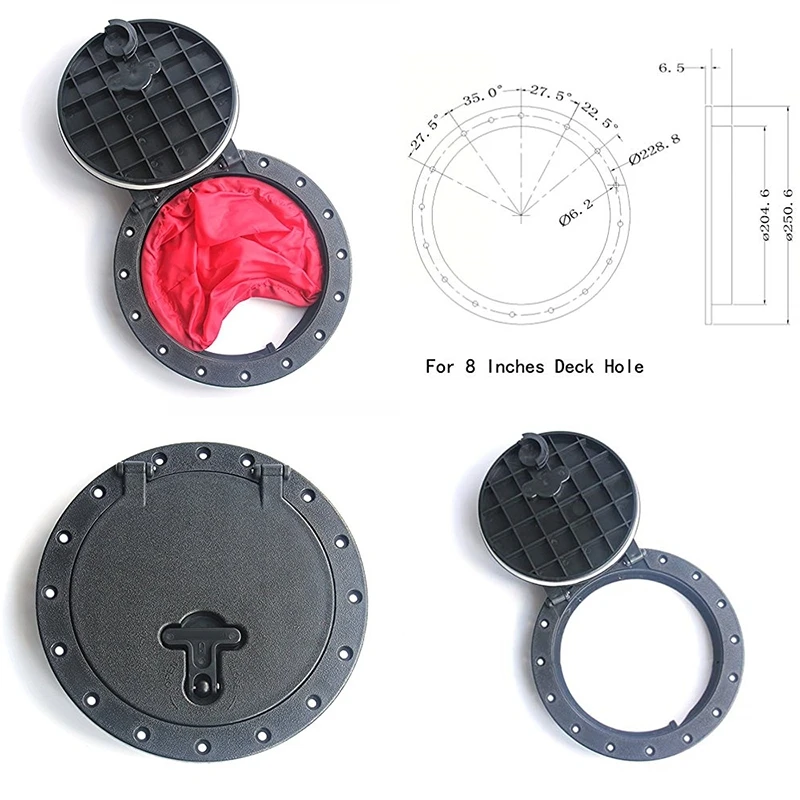8-дюймовый чехол для байдарки набор накидок аксессуары рыбалки | Спорт и
