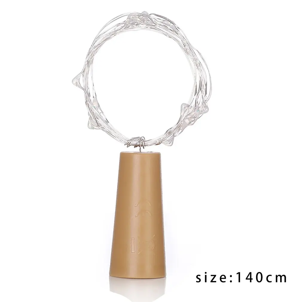 

15 LED Copper Wire String Light with Bottle Stopper Led Lights Decoration Fairy Lamp Party Home Christmas Wedding Decoration