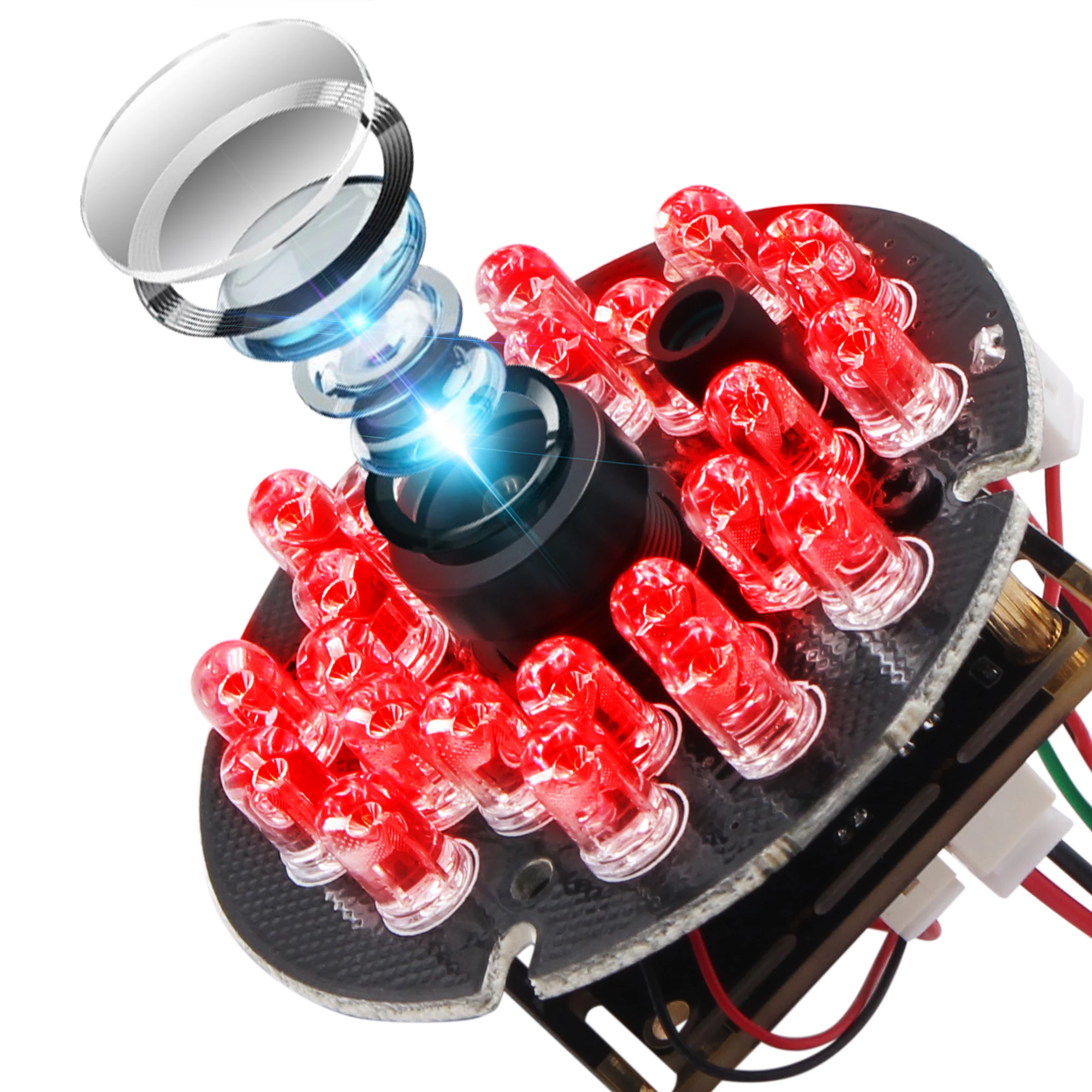 

1080P Camera Module .01Lux Star Light IMX323 Low Light Infrared Webcam USB Camera Module with Ir Leds for Night Vision