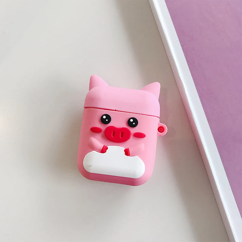 style 16 Силиконовый чехол для наушников для Apple Airpods 1 2, милый 3D мультяшный чехол для зарядки, чехол для наушников s для Airpods 2, полный защитный чехол - Цвет: style 16