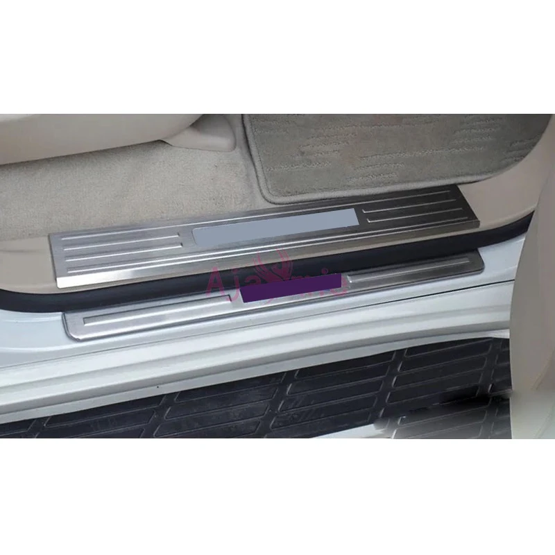 Автомобильный Стайлинг #304 Нержавеющая сталь светодиодный порога бампер ворота