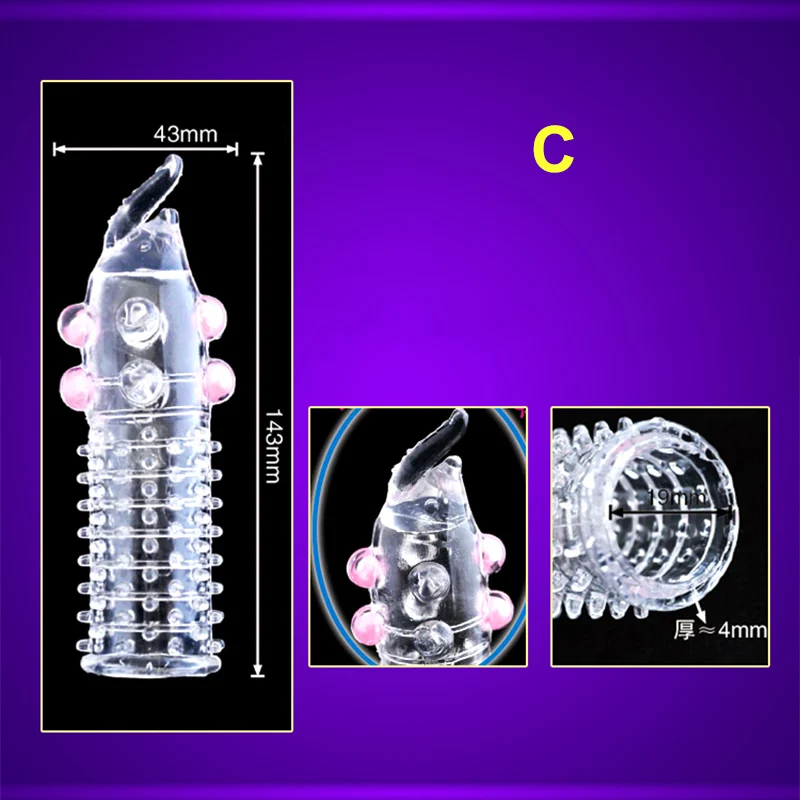 Для мужчин многоразовые насадки на пенис рукавом высокая эластичность задержки