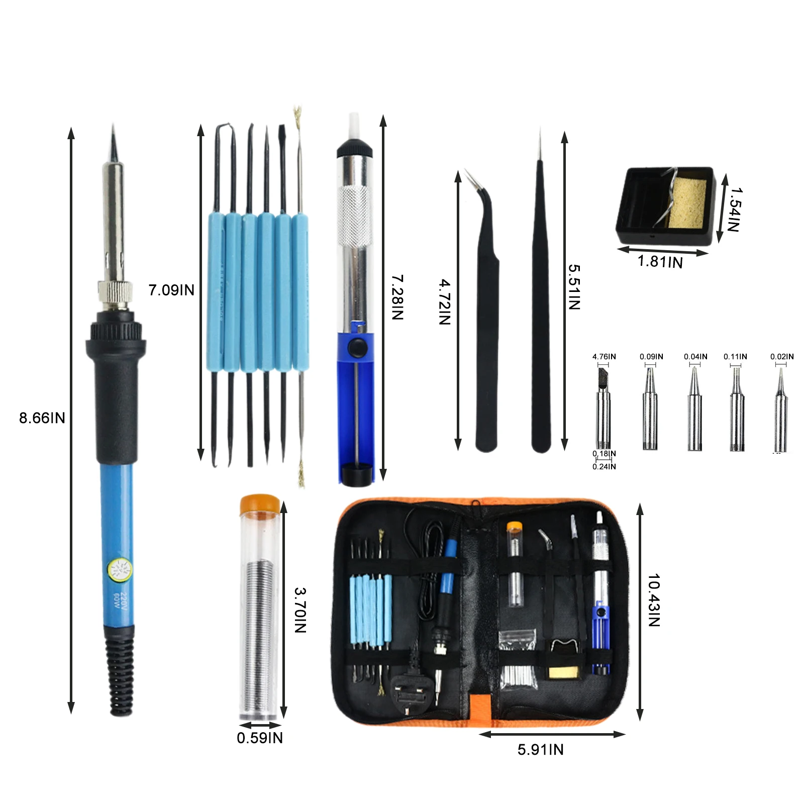 

Soldering Iron Kit Internal Heating Temperature Adjustable Constant Temperature 60W