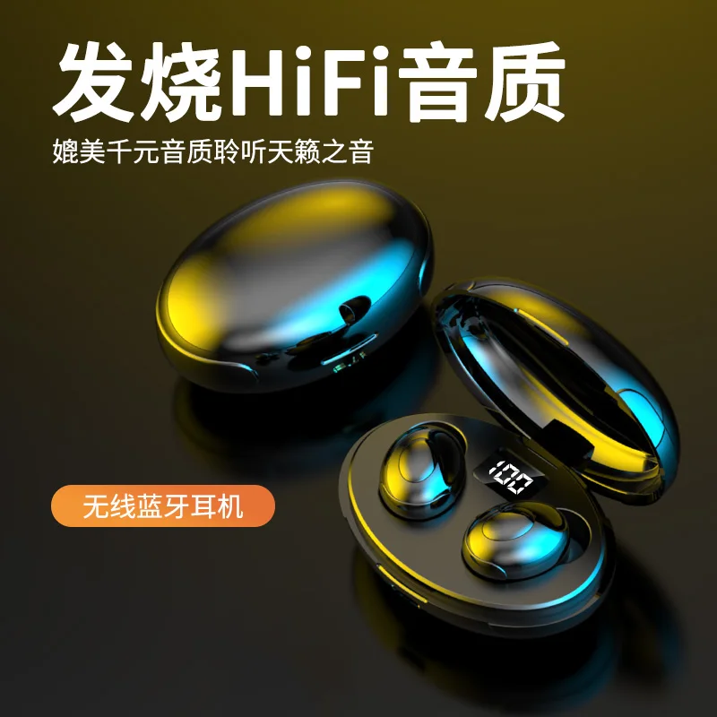 

Bluetooth Earphone Wireless Headphones HiFi Music Earbuds Sports Gaming Headset For IOS Android Phone
