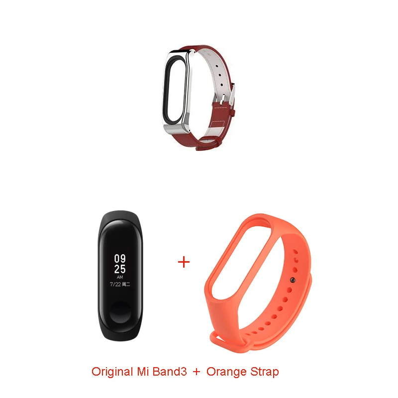 Серебристый Xiaomi Mi Band 3 глобальная Версия смарт-Браслет фитнес-браслет часы группа 3 большой сенсорный экран частота сердечных сокращений сообщения Smartband - Цвет: Серебристый