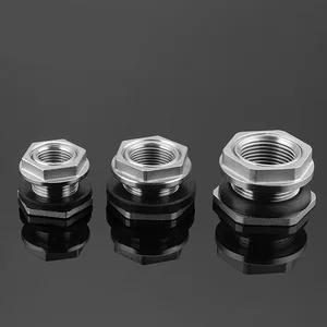 Наружная резьба BSP 34 дюйма, 1-14 дюйма, 1-12 дюйма, наружная резьба 304, труба из нержавеющей стали, одинарный свободный ключевой разъем для соединения резервуара для воды