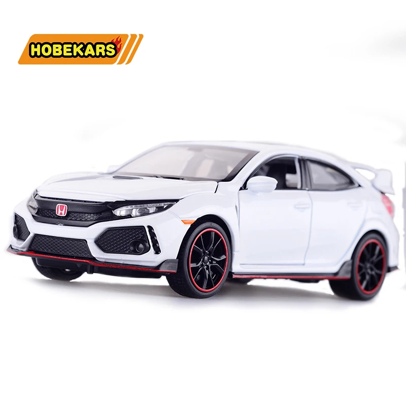 Модель литья под давлением автомобиля Honda Civic Тип R 1:32 из металлического сплава