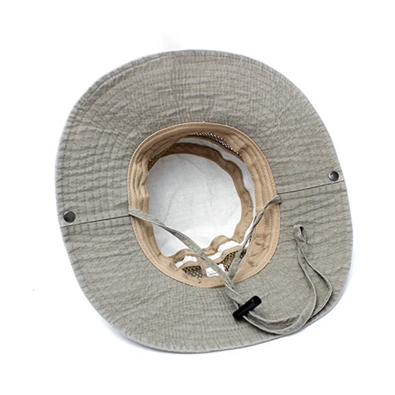 Панама SILOQIN мужская с фиксированной сеткой хлопковая шляпа летняя модная для