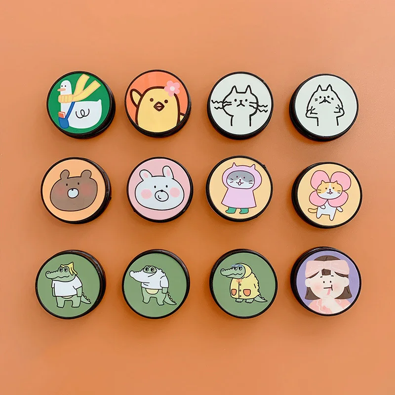 Складная подставка с забавным мультяшным рисунком для планшетов Huawei iphone XS 7 plus