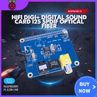hifi digi digital sound card i2s spdif optical fiber for raspberry pi 3 b plus 3b pi 2 model b and b a4b