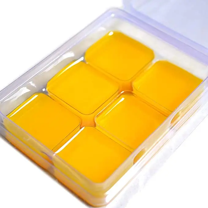 50 Packs Wax Melt Clamshells Molds Square Heart-shaped 6 Cavity Clear Plastic Cube Tray for Candle-Making &amp Soap | Дом и сад