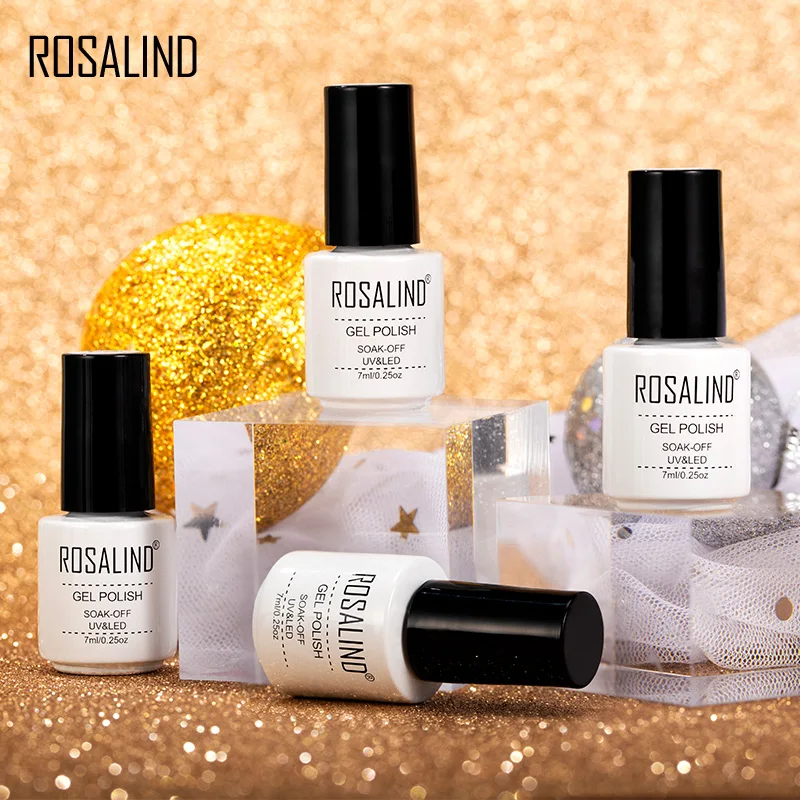 ROSALIND Гель-лак для ногтей Радужная Платина полуперманентные УФ гибридные Лаки Все