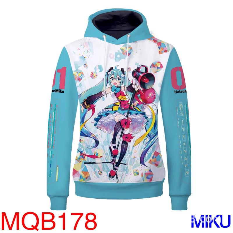 Хацунэ Мику кагамине Рин толстовки детский костюм для косплея девушки школьная