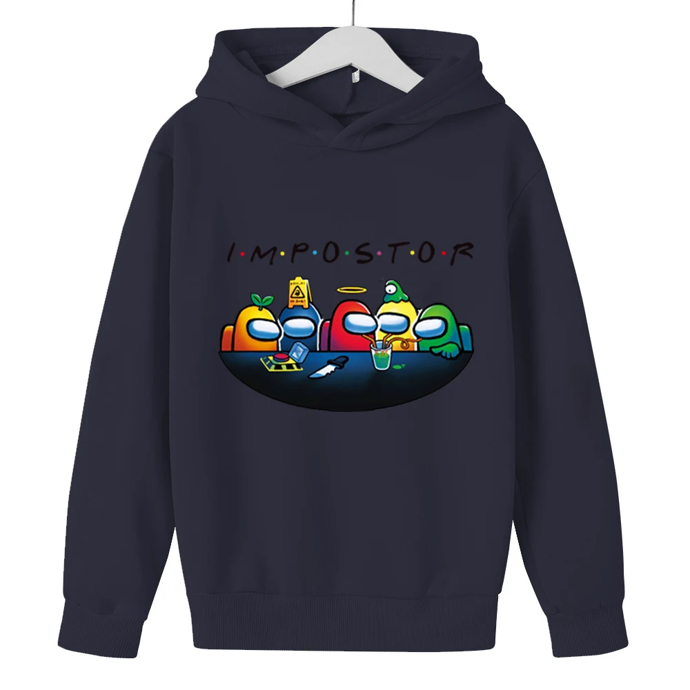 

Hoodies For Kids Spring Autumn Casual Sweatshirt Among Us Fashion Street Clothes Long Sleeve Jumper Imposter Children's Tops