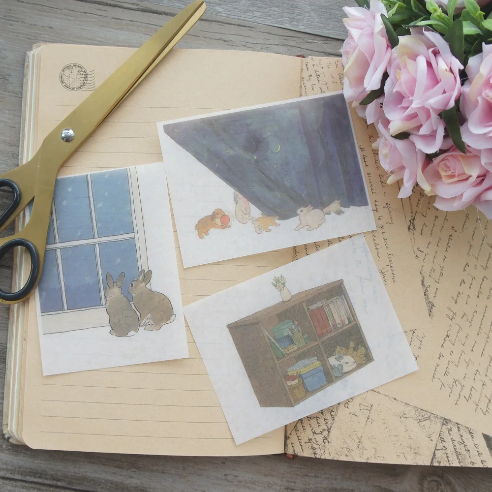 

6 листов, темы «кролик дома»