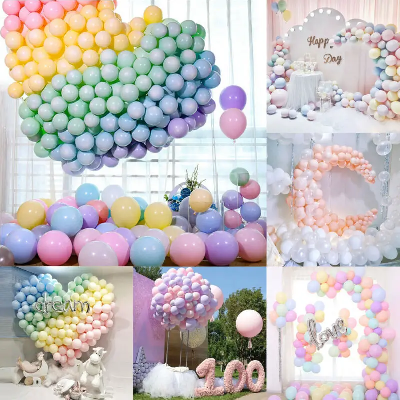 100 шт 10 дюймов латексные шары макарун милое Свадебная вечеринка декоративные |