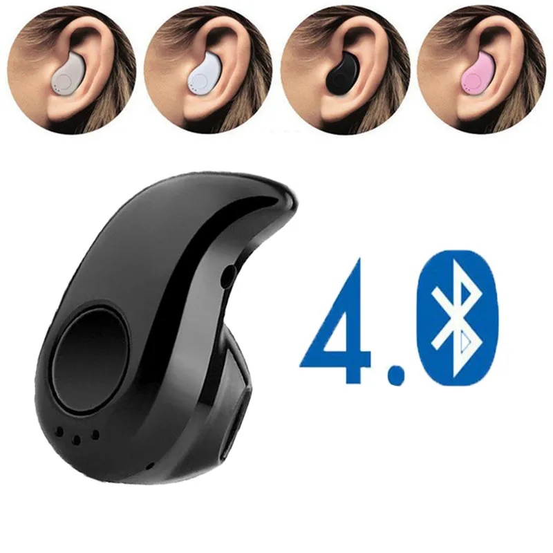 Мини Bluetooth беспроводные наушники в ухо спортивные наушники стерео гарнитура наушник с микрофоном громкой связи для iPhone samsung Xiaomi