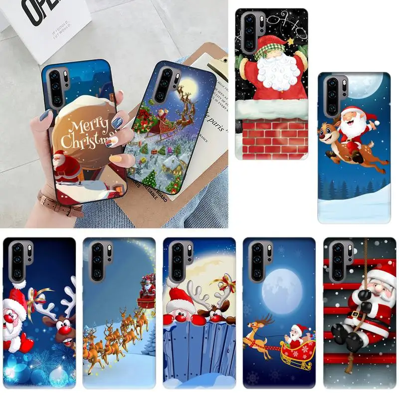 Чехол для телефона с изображением старого человека на Рождество Huawei MATE P30 40 PRO LITE