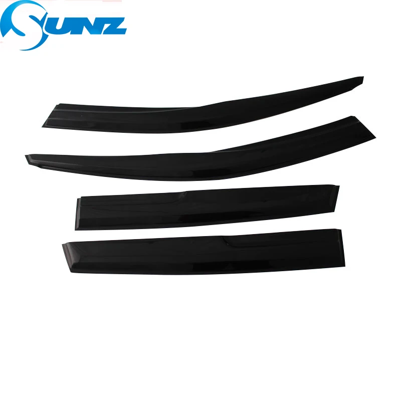 BLACK Дефлектор бокового окна для HYUNDAI TUCSON 2005 2006 2007 2008 2009 2010 2011 2012 2013 козырек от солнца Козырьки навесы гвардии SUNZ - Цвет: BLACK