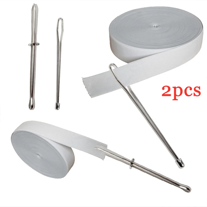 2 шт. Эластичная лента/веревка носить направляющая для резьбы вперед инструмент