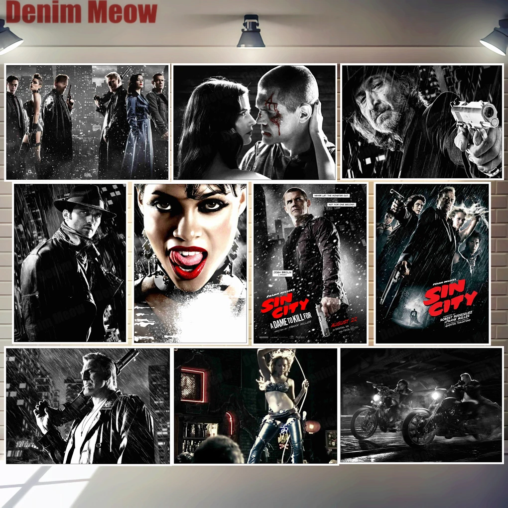 Sin City Comic Movie винтажный металлический постер жестяные вывески для бара клуба кафе