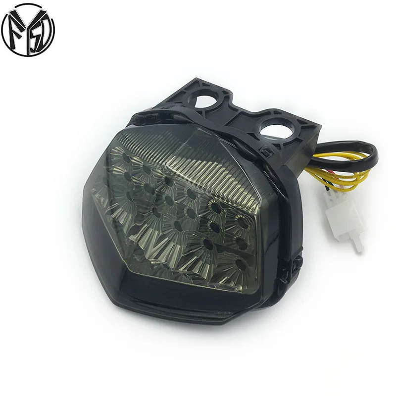 

Задний фонарь для KAWASAKI NINJA 250R 2009 2010 2011 NINJA250R 2008-2012 Moto, встроенные светодиодные указатели поворота, стоп-сигнал
