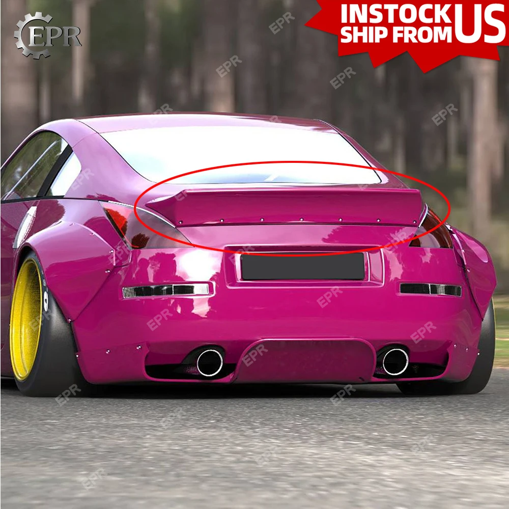 Задний спойлер Rocket Bunny для Nissan 350Z из стекловолокна FRP Tunk, комплект крыла для губ, автомобильный Стайлинг, авто тюнинг, отделка для 350Z