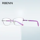 Очки для чтения RBENN с защитой от сисветильник света, новые дизайнерские маленькие женские очки для чтения с защитой от сисветильник света и блокировкой между компьютером и зрителями с линзами головного света + 1,75 2,25 2,75